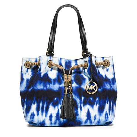 are michael kors ties good|Michael Kors tie dye bag.